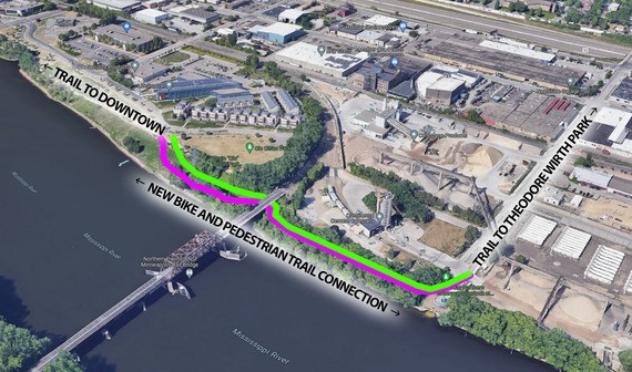 Agreement with BNSF Railway allows new Northside riverfront trail connection